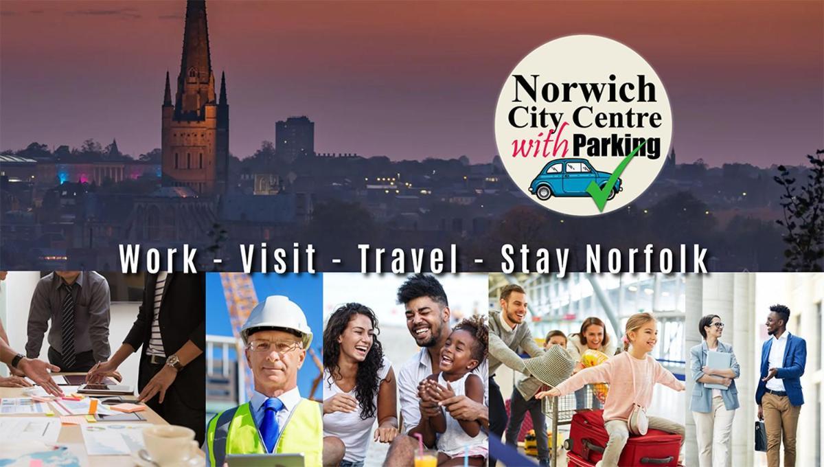 1St Floor Riverview Duplex Flat With Parking Norwich Exteriör bild